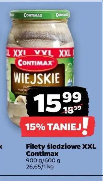 Netto Filety śledziowe wiejskie Contimax oferta