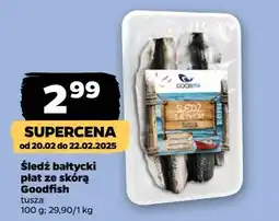 Netto Filet ze śledzia bałtyckiego ze skórą Good fish oferta