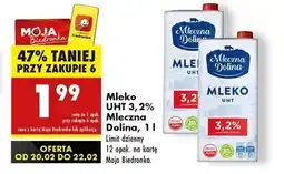 Biedronka Mleko Mleczna Dolina oferta