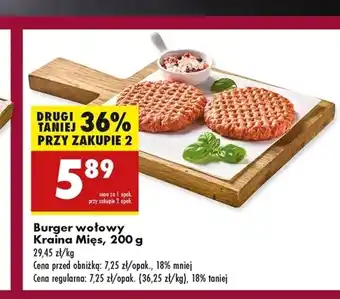 Biedronka Burger Kraina Mięs oferta