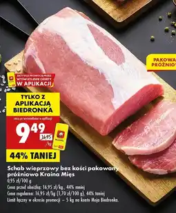 Biedronka Schab bez kości Biedronka oferta