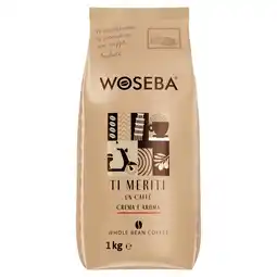 Stokrotka Market Woseba Ti Meriti Un Caffè Crema E Aroma Kawa palona ziarnista 1 kg oferta