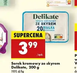 Biedronka Serek kremowy Delikate oferta