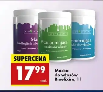 Biedronka Maska do włosów Bioelixire oferta