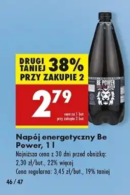 Biedronka Napój energetyczny Be Power oferta