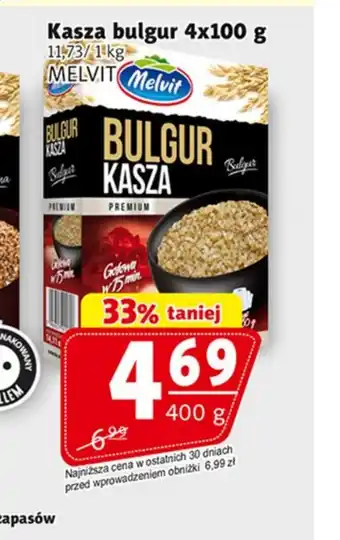 Prim Market Kasza bulgur Melvit oferta