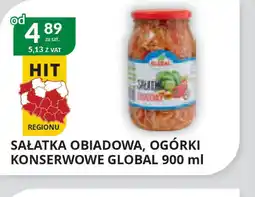 Eurocash Cash & Carry Sałatka obiadowa, Ogórki konserwowe Global oferta