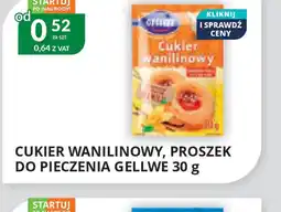 Eurocash Cash & Carry Cukier wanilinowy, proszek do pieczenia Gellwe oferta