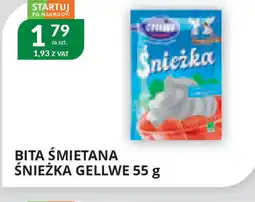 Eurocash Cash & Carry Bita śmietana Snieżka Gellwe oferta