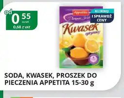 Eurocash Cash & Carry Soda, kwasek, proszek do pieczenia Appetita oferta