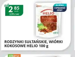 Eurocash Cash & Carry Rodzynki sułtańskie, wiórki kokosowe Helio oferta