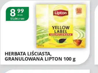 Eurocash Cash & Carry Herbata Liściasta, Granulowana Lipton Yellow Label oferta