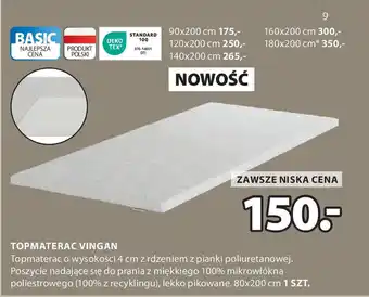 JYSK Topmaterac vingan oferta