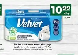 Społem Velvet Papier toaletowy delikatnie biały 8 rolek oferta