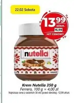 Społem Nutella Krem do smarowania z orzechami laskowymi i kakao 350 g oferta