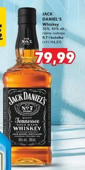 Kaufland Whiskey Jack Daniel's Tennessee oferta