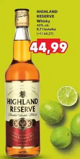 Kaufland Whisky Highland Reserve oferta