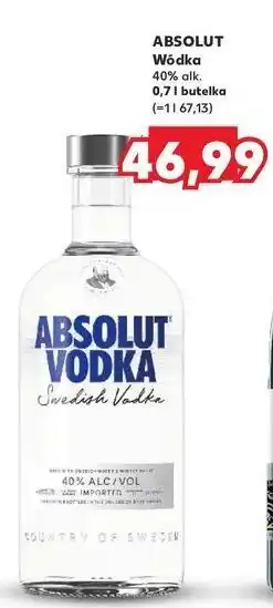 Kaufland Wódka Absolut Vodka oferta