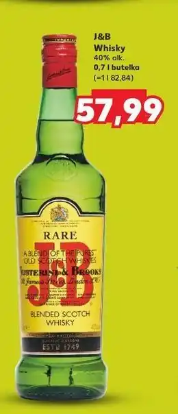 Kaufland Whisky J&B Rare oferta