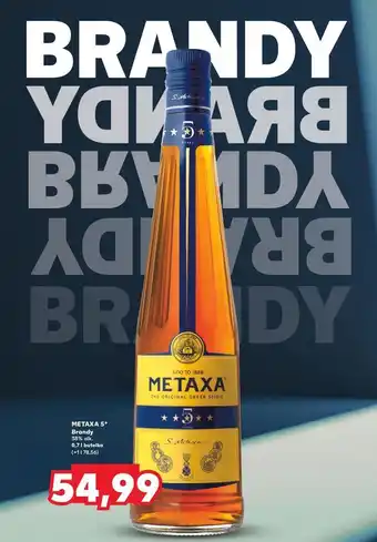 Kaufland Brandy Metaxa 5 oferta