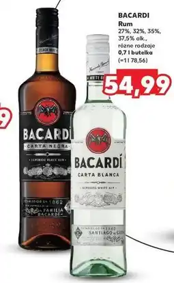 Kaufland Rum Bacardi Carta Blanca oferta