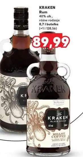 Kaufland Rum The Kraken Black Spiced oferta