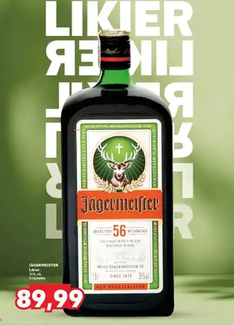 Kaufland Likier Jagermeister oferta