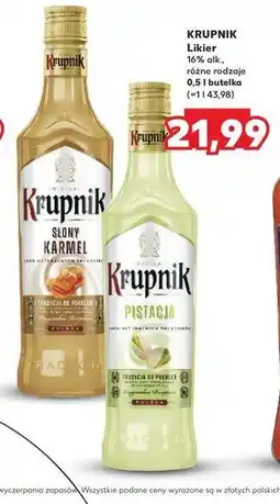 Kaufland Likier Krupnik Słony Karmel oferta