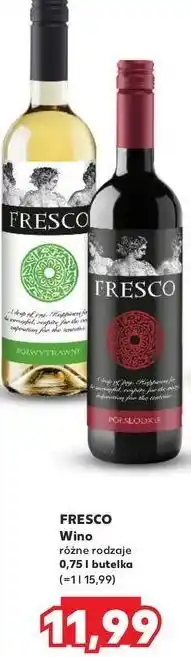 Kaufland Wino Fresco Semi Dry oferta