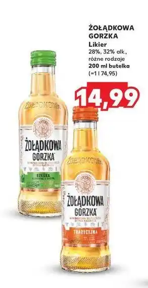 Kaufland Wódka Żołądkowa Gorzka Rześka Limonka Z Miętą oferta