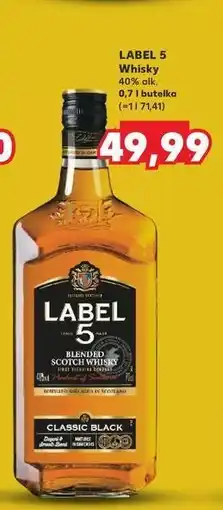 Kaufland Whisky Label 5 oferta