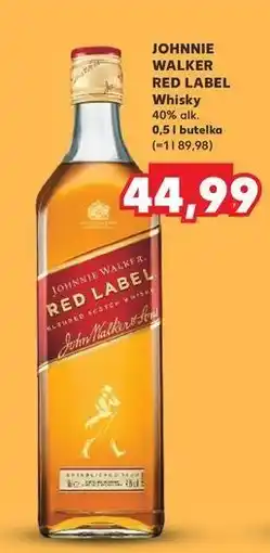 Kaufland Whisky Johnnie Walker Red Label oferta