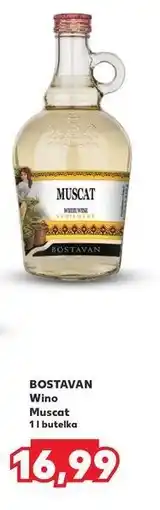 Kaufland Wino Bostavan Muscat White oferta