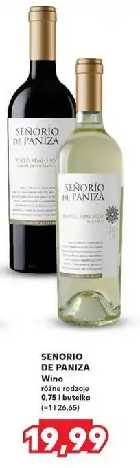 Kaufland Wino Senorio De Paniza Bianco oferta