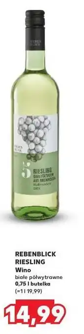 Kaufland Wino Rebenblick Riesling oferta