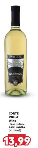 Kaufland Wino Corte Viola Chardonnay oferta