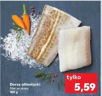 Kaufland Dorsz atlantycki filet ze skórą oferta