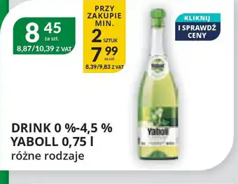 Eurocash Cash & Carry Drink 0%-4,5% Yaboli oferta