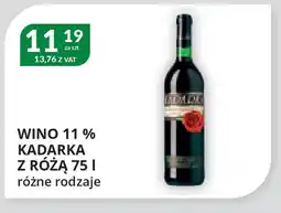 Eurocash Cash & Carry Wino 11% Kadarka z różą oferta