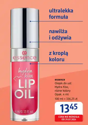 dm drogerie markt Essence olejek do ust hydra kiss oferta