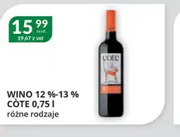 Eurocash Cash & Carry Wino Côté 12%-13% oferta