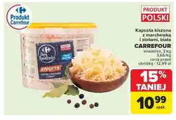 Carrefour Kapusta kiszona z marchewką Carrefour targ świeżości oferta