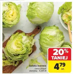 Carrefour Sałata lodowa oferta