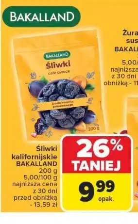 Carrefour Śliwki suszone Bakalland oferta