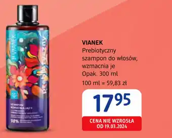 dm drogerie markt Vianek prebiotyczny szampon do włosów oferta