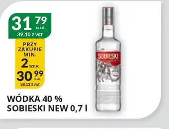 Eurocash Cash & Carry Wódka Sobieski New oferta