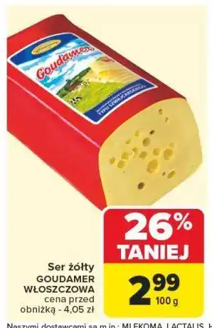 Carrefour Ser goudamer Włoszczowa oferta