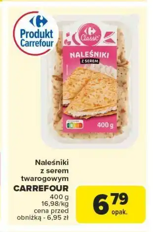 Carrefour Naleśniki z serem Carrefour classic oferta