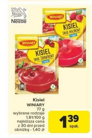 Carrefour Kisiel żurawinowy Winiary kisiel oferta