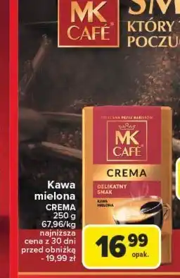 Carrefour Kawa Mk cafe crema oferta